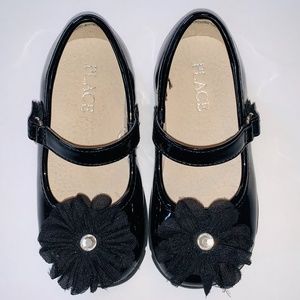 Girl's MaryJane Style Black Dress Shoes EUC